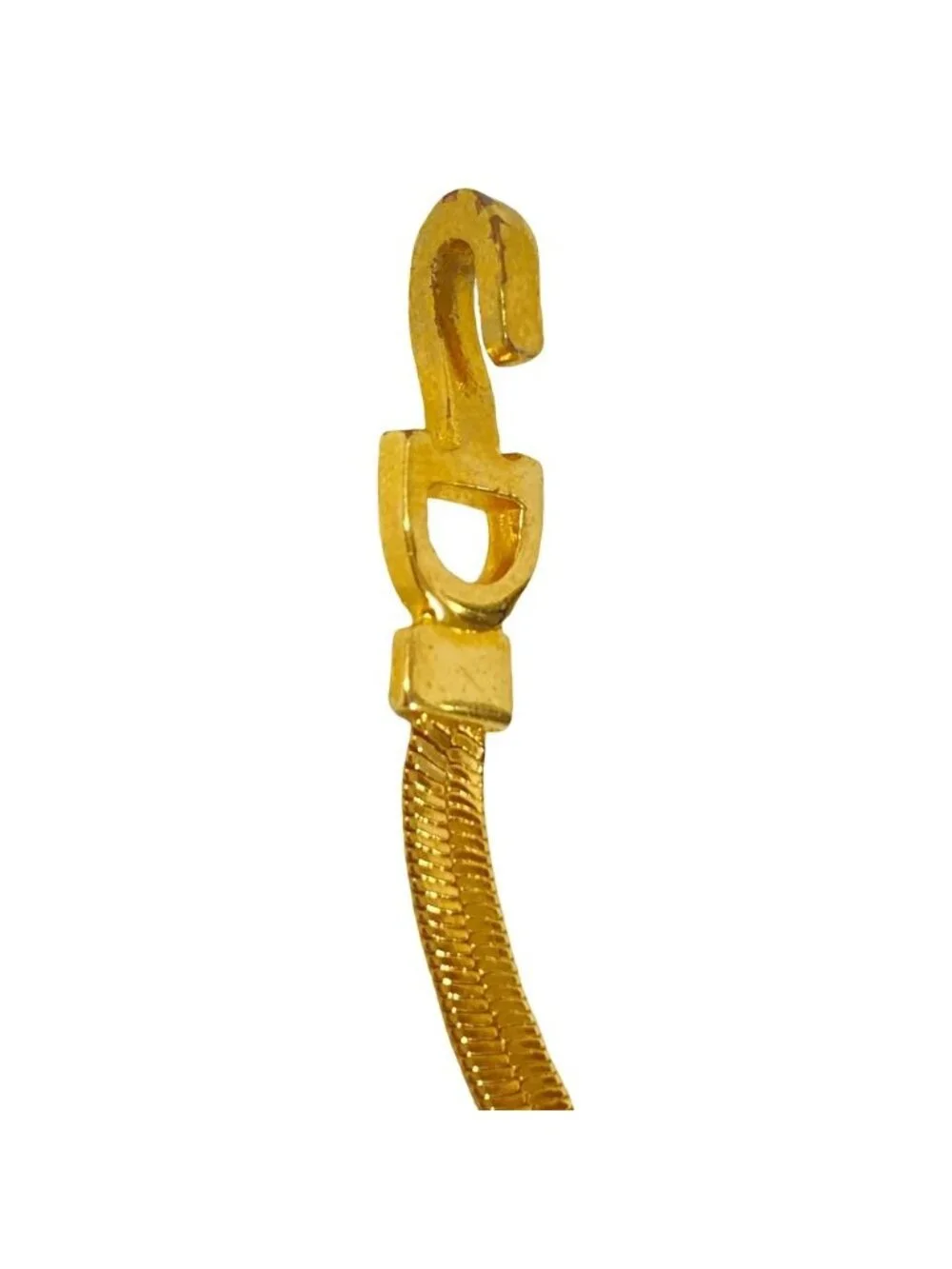 Dior Vintage Logo Bracelet Gold Plated